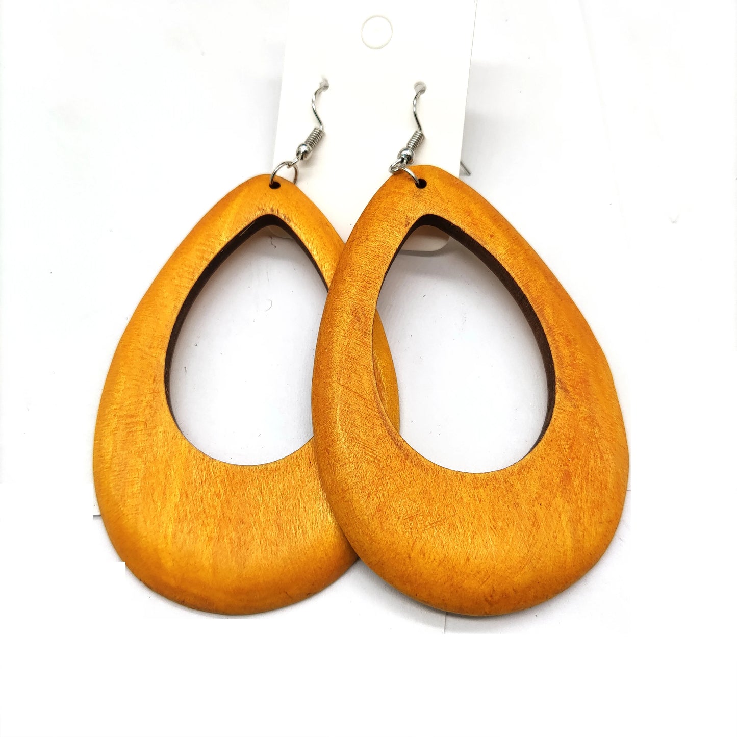 FASHION WOODEN NATURAL EARRINGS