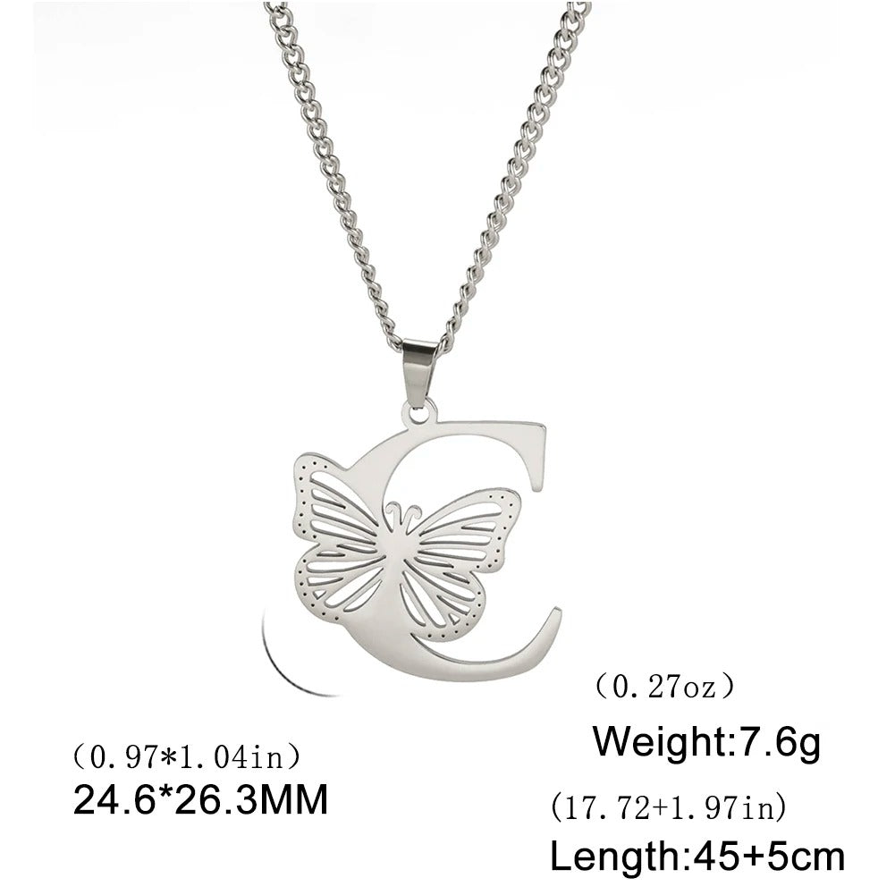 DAINTY BUTTERFLY PENDANT NECKLACES