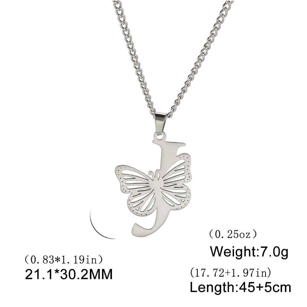 DAINTY BUTTERFLY PENDANT NECKLACES