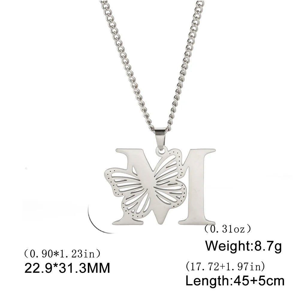 DAINTY BUTTERFLY PENDANT NECKLACES