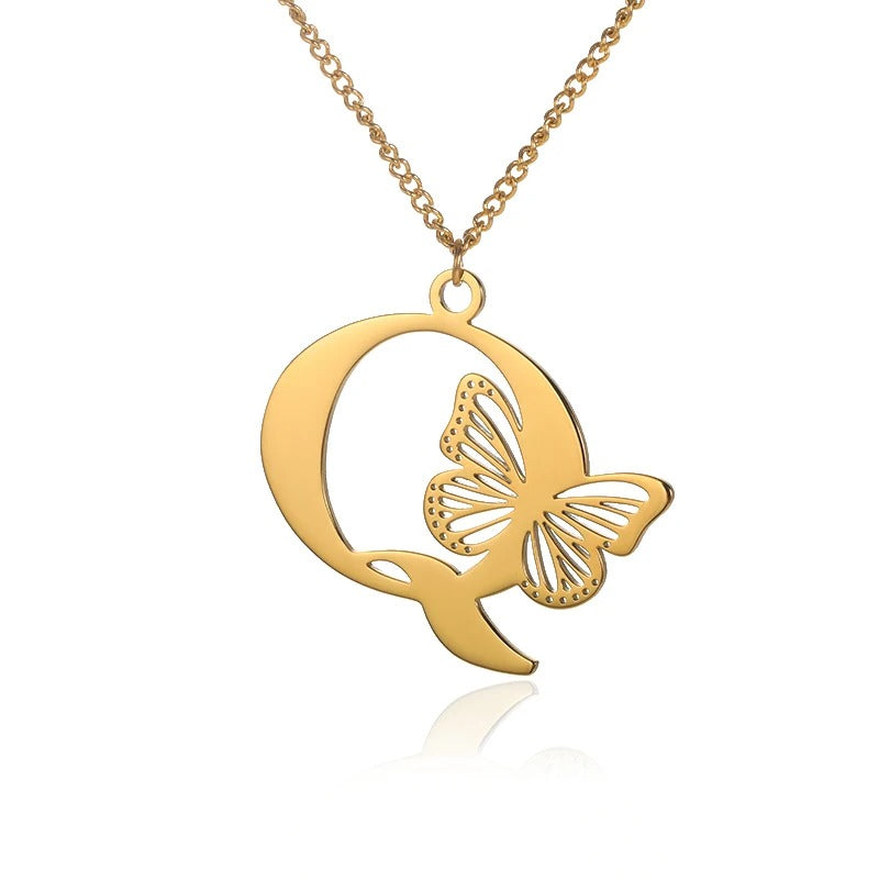 DAINTY BUTTERFLY PENDANT NECKLACES