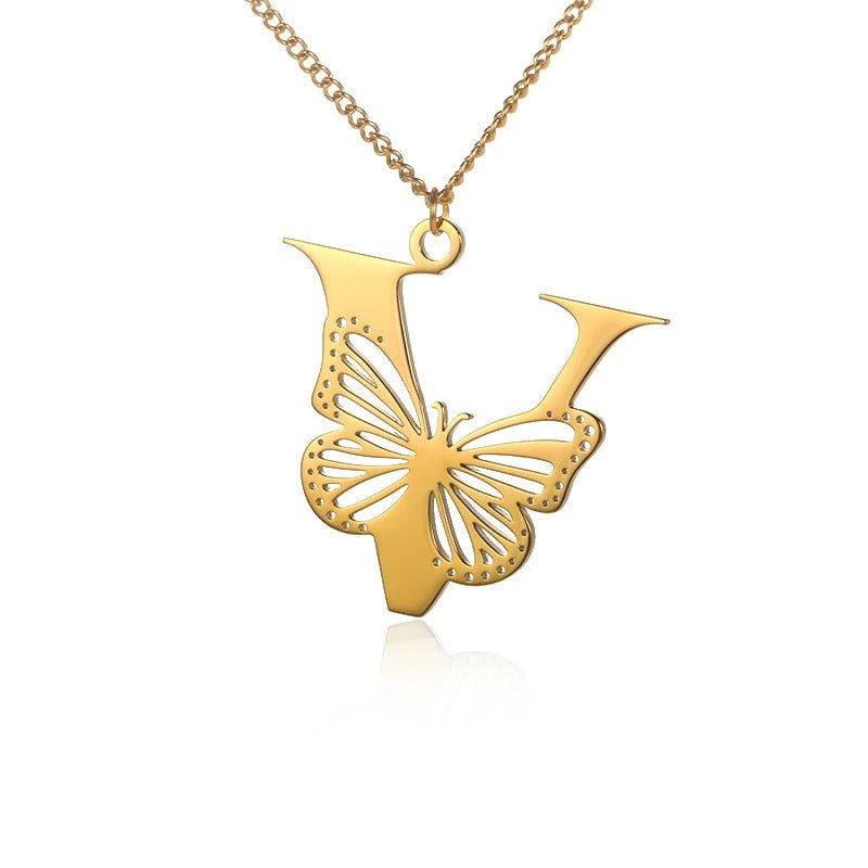DAINTY BUTTERFLY PENDANT NECKLACES