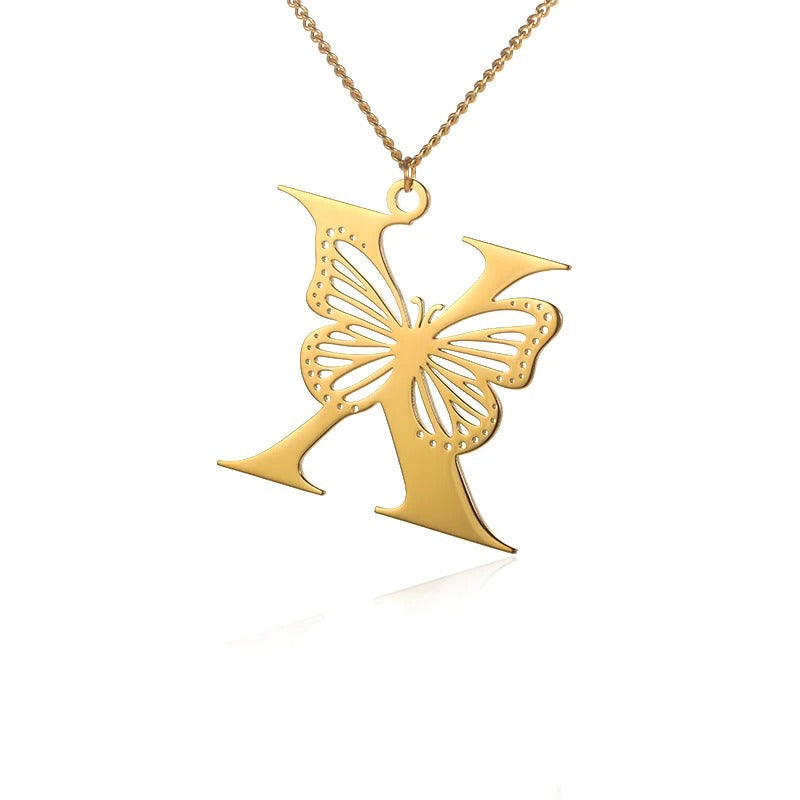 DAINTY BUTTERFLY PENDANT NECKLACES