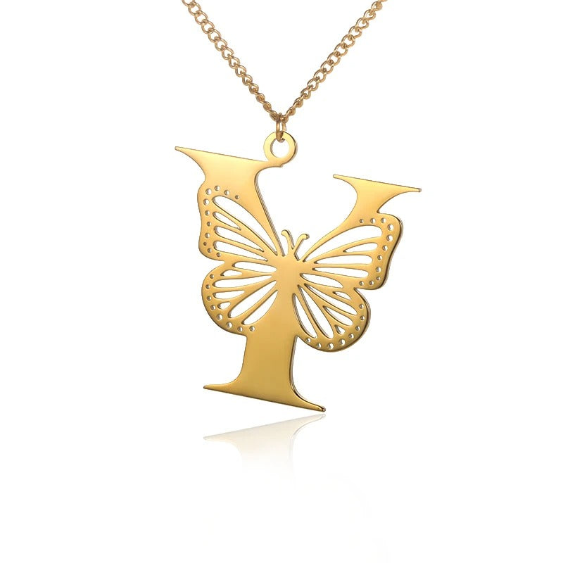 DAINTY BUTTERFLY PENDANT NECKLACES