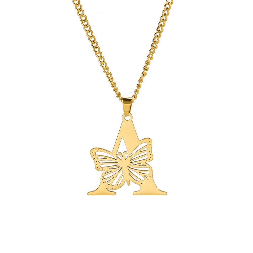 DAINTY BUTTERFLY PENDANT NECKLACES