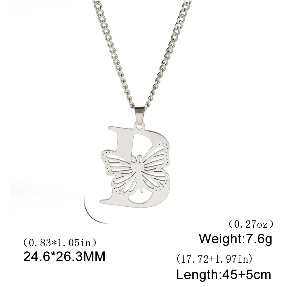 DAINTY BUTTERFLY PENDANT NECKLACES