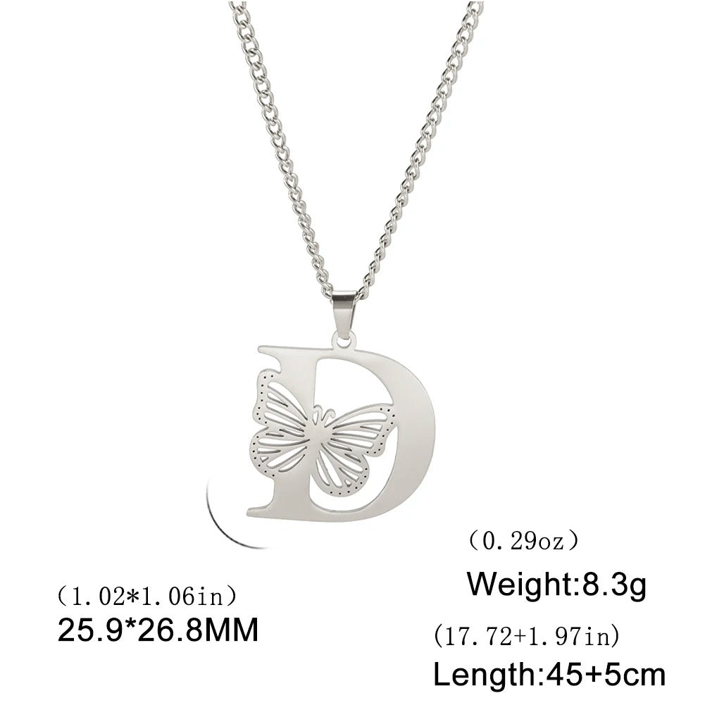 DAINTY BUTTERFLY PENDANT NECKLACES