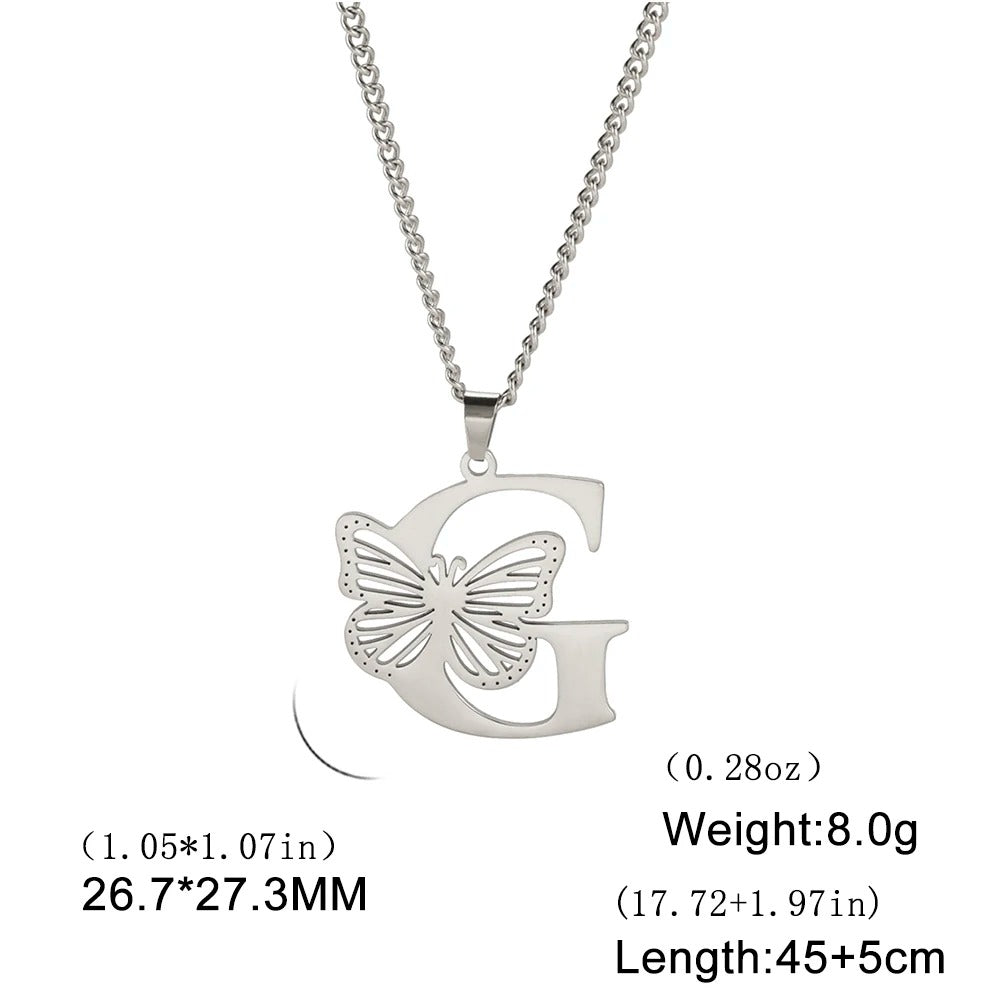 DAINTY BUTTERFLY PENDANT NECKLACES