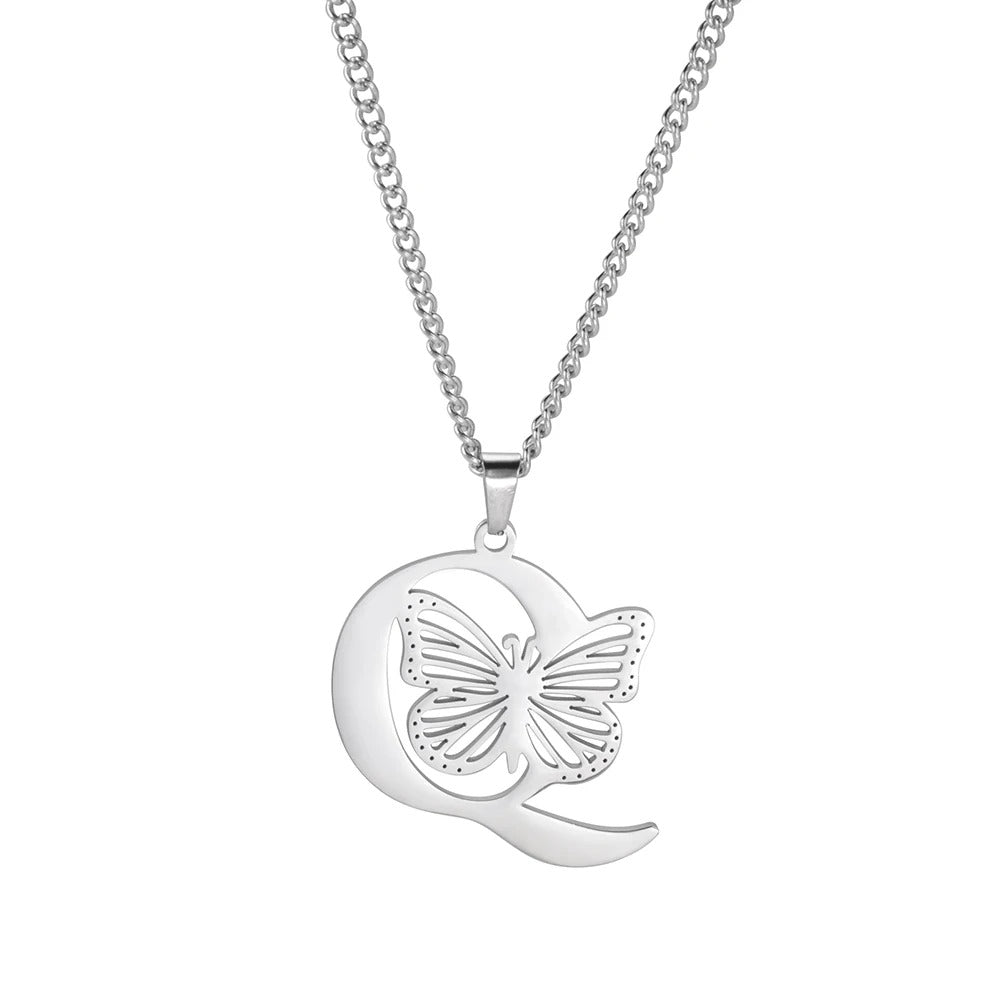 DAINTY BUTTERFLY PENDANT NECKLACES