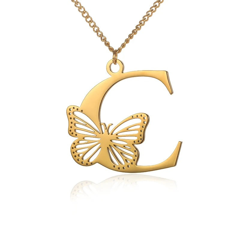 DAINTY BUTTERFLY PENDANT NECKLACES