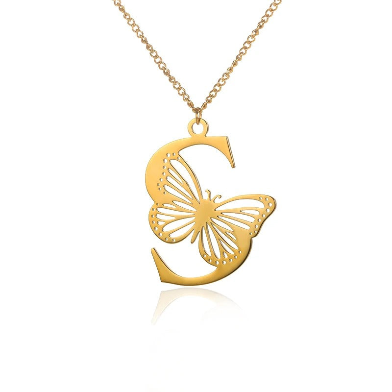 DAINTY BUTTERFLY PENDANT NECKLACES